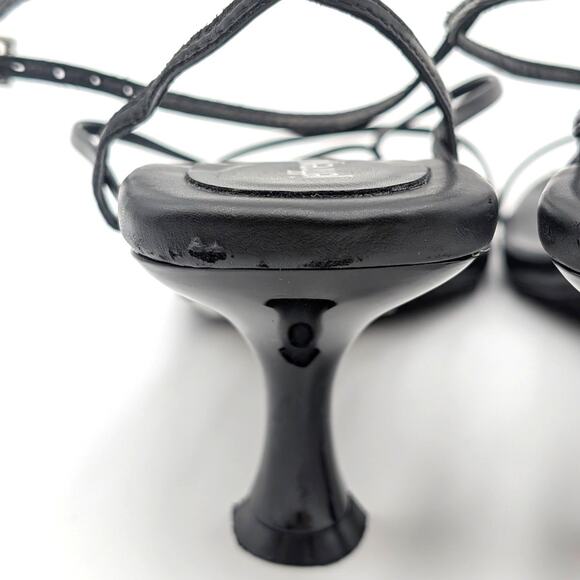 Jeffrey Campbell Leeda Ankle Strap Heel Sandal Women's Black Size US9.5 EU40 - Picture 9 of 15